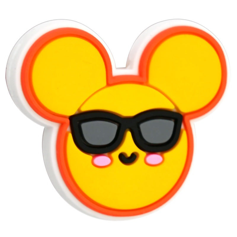 Wholesale  Random 100pcs/pack  Colorful Cartoon Series Soft Rubber Beads